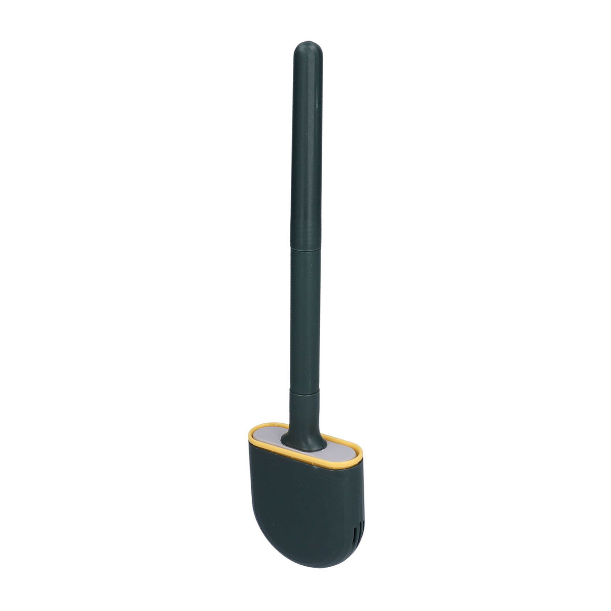 Wall Mounted Toilet Brush Drying Holder Set with Detachable Handle Cleaning Tool for Home Hotel BathroomGreen