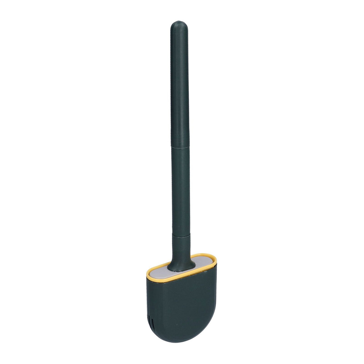Wall Mounted Toilet Brush Drying Holder Set with Detachable Handle Cleaning Tool for Home Hotel BathroomGreen