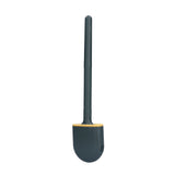Wall Mounted Toilet Brush Drying Holder Set with Detachable Handle Cleaning Tool for Home Hotel BathroomGreen