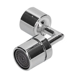 Universal Faucet Sprayer 720° Rotatable Faucet Filter Nozzle for Home Restaurant Silver 22mm Female Thread - Side View