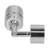 Universal Faucet Sprayer 720° Rotatable Faucet Filter Nozzle for Home Restaurant Silver 22mm Female Thread - Close-Up Angle