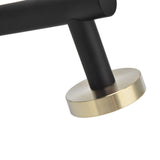 Wall Mounted Toilet Paper Holder 304 Stainless Steel Tissue Roll Holder for Bathroom Toilet Black Gold - Extra Image