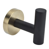 Towel Bar 4 Protective Layers Elegant Style Black Gold Bath Accessories for Kitchen Hotel - Close-Up Angle
