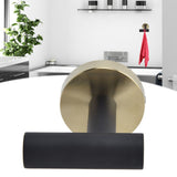 Towel Bar 4 Protective Layers Elegant Style Black Gold Bath Accessories for Kitchen Hotel - Extra Image