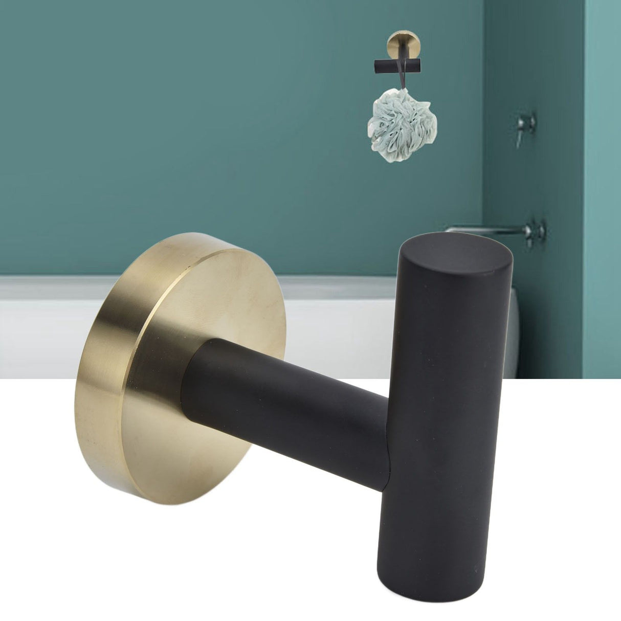 Towel Bar 4 Protective Layers Elegant Style Black Gold Bath Accessories for Kitchen Hotel