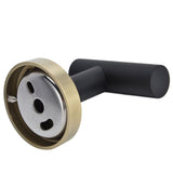 Towel Bar 4 Protective Layers Elegant Style Black Gold Bath Accessories for Kitchen Hotel