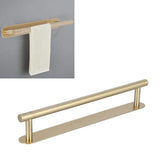 Single Rod Towel Bar 304 Stainless Steel Wall Mount Adhesive Kitchen Dish Cloth Hanger Brushed Towel Rack for Home40cm