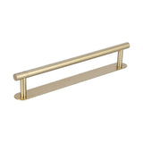 Single Rod Towel Bar 304 Stainless Steel Wall Mount Adhesive Kitchen Dish Cloth Hanger Brushed Towel Rack for Home50cm - Side View