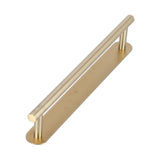 Single Rod Towel Bar 304 Stainless Steel Wall Mount Adhesive Kitchen Dish Cloth Hanger Brushed Towel Rack for Home50cm - Rear View