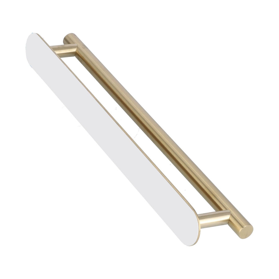 Single Rod Towel Bar 304 Stainless Steel Wall Mount Adhesive Kitchen Dish Cloth Hanger Brushed Towel Rack for Home50cm