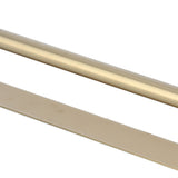 Single Rod Towel Bar 304 Stainless Steel Wall Mount Adhesive Kitchen Dish Cloth Hanger Brushed Towel Rack for Home50cm