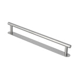 304 Stainless Steel Towel Rack Modern Style Single Rod Towel Bar Kitchen Dish Cloth Hanger for Bathroom Laundry Room40cm - Rear View