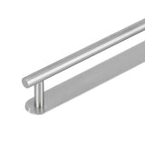 304 Stainless Steel Towel Rack Modern Style Single Rod Towel Bar Kitchen Dish Cloth Hanger for Bathroom Laundry Room40cm