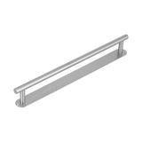 304 Stainless Steel Towel Rack Modern Style Single Rod Towel Bar Kitchen Dish Cloth Hanger for Bathroom Laundry Room50cm