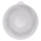 Natural Rubber Foot Bath Mat Innovative Anti Slip Shower Mat for Bathroom Foot Massager KitchenLight Gray