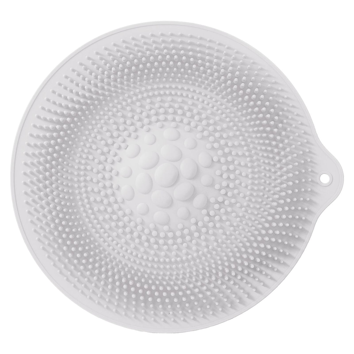 Natural Rubber Foot Bath Mat Innovative Anti Slip Shower Mat for Bathroom Foot Massager KitchenLight Gray