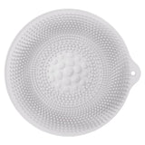 Natural Rubber Foot Bath Mat Innovative Anti Slip Shower Mat for Bathroom Foot Massager KitchenLight Gray