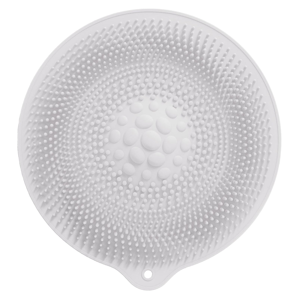 Natural Rubber Foot Bath Mat Innovative Anti Slip Shower Mat for Bathroom Foot Massager KitchenLight Gray