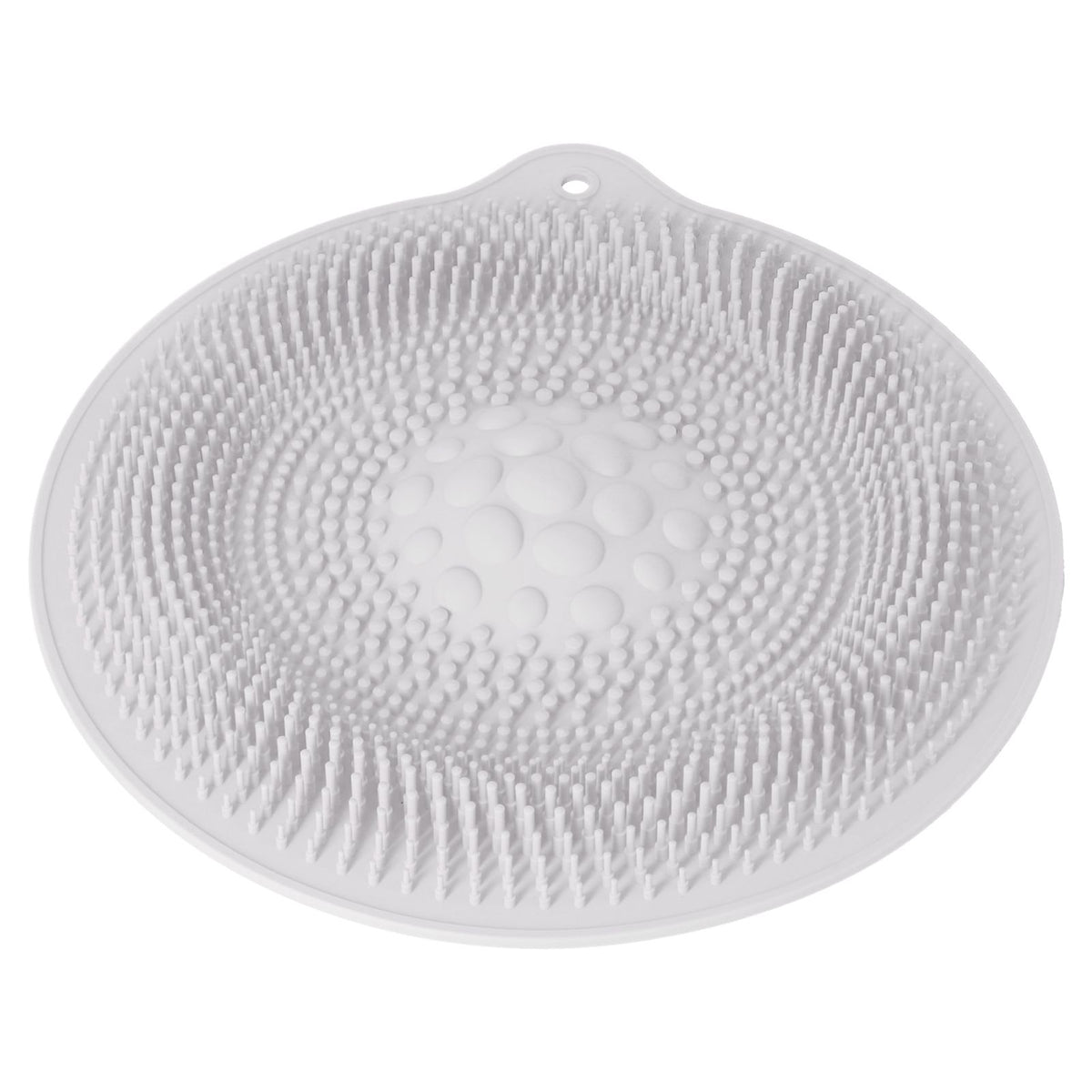 Natural Rubber Foot Bath Mat Innovative Anti Slip Shower Mat for Bathroom Foot Massager KitchenLight Gray