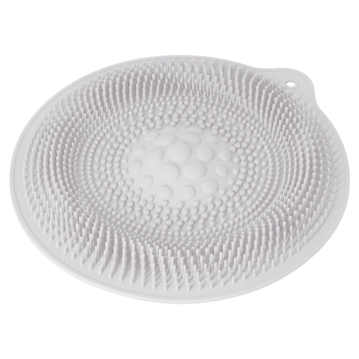 Natural Rubber Foot Bath Mat Innovative Anti Slip Shower Mat for Bathroom Foot Massager KitchenLight Gray