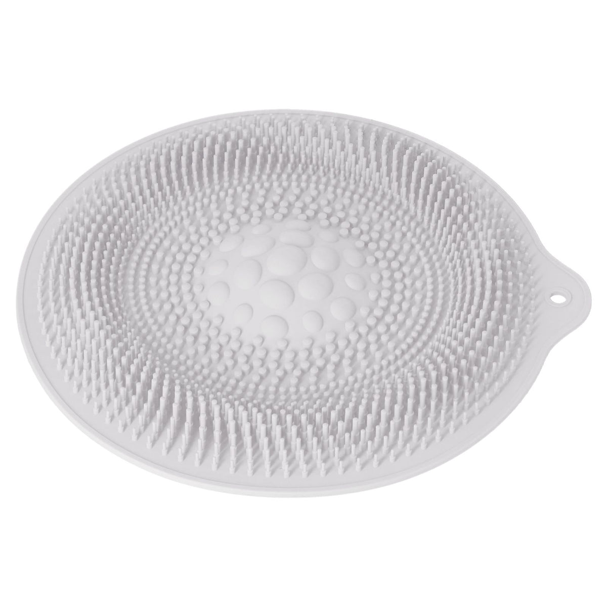 Natural Rubber Foot Bath Mat Innovative Anti Slip Shower Mat for Bathroom Foot Massager KitchenLight Gray