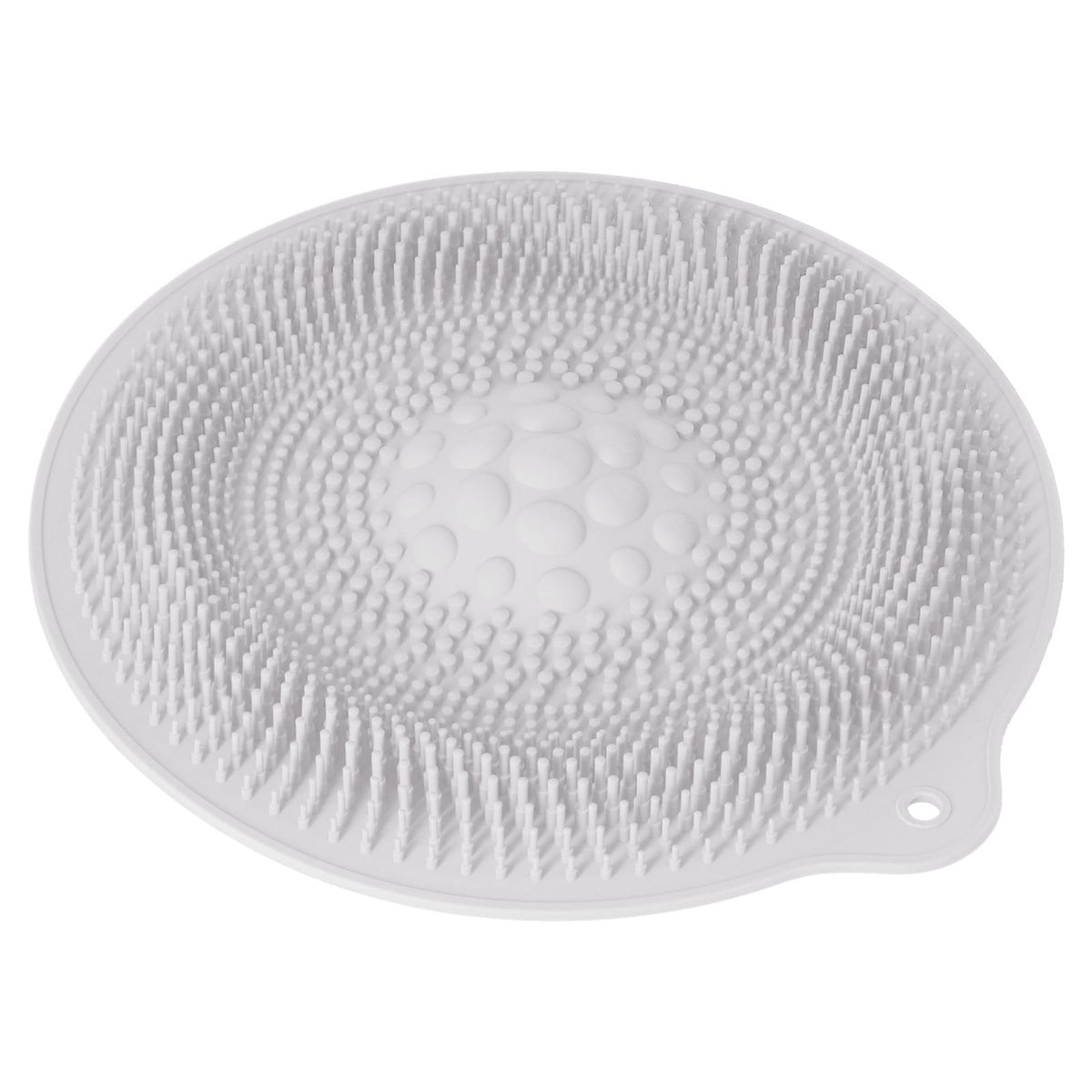 Natural Rubber Foot Bath Mat Innovative Anti Slip Shower Mat for Bathroom Foot Massager KitchenLight Gray