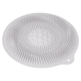 Natural Rubber Foot Bath Mat Innovative Anti Slip Shower Mat for Bathroom Foot Massager KitchenLight Gray - Low Angle