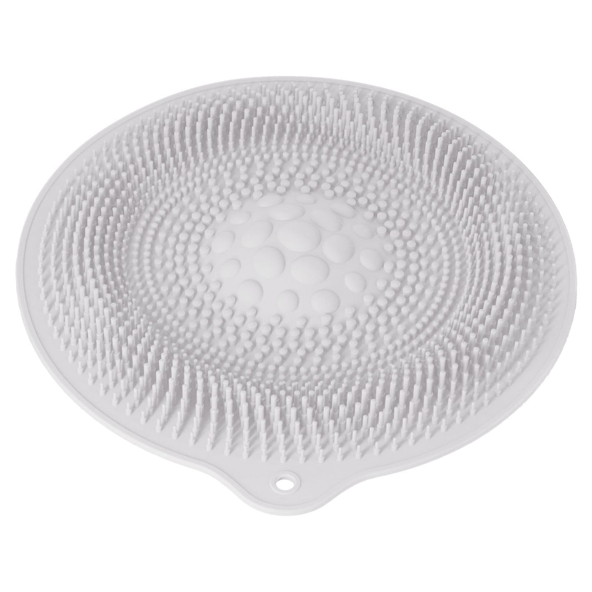 Natural Rubber Foot Bath Mat Innovative Anti Slip Shower Mat for Bathroom Foot Massager KitchenLight Gray