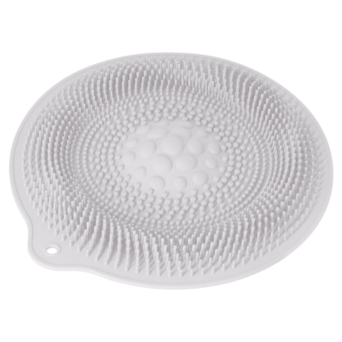 Natural Rubber Foot Bath Mat Innovative Anti Slip Shower Mat for Bathroom Foot Massager KitchenLight Gray