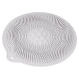 Natural Rubber Foot Bath Mat Innovative Anti Slip Shower Mat for Bathroom Foot Massager KitchenLight Gray