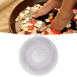Natural Rubber Foot Bath Mat Innovative Anti Slip Shower Mat for Bathroom Foot Massager KitchenLight Gray