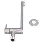 G1/2 Lengthen Water Faucet 304 Stainless Steel Single Cold Water Tap for Kitchen Balcony Mop Pool
