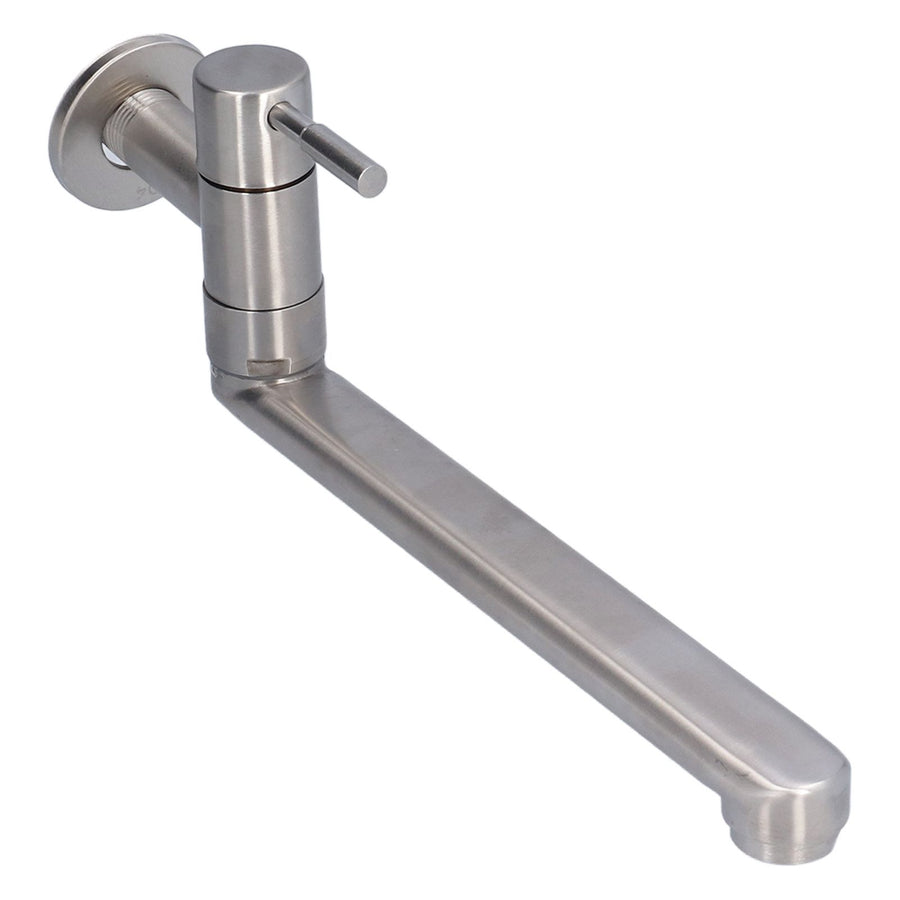 G1/2 Lengthen Water Faucet 304 Stainless Steel Single Cold Water Tap for Kitchen Balcony Mop Pool