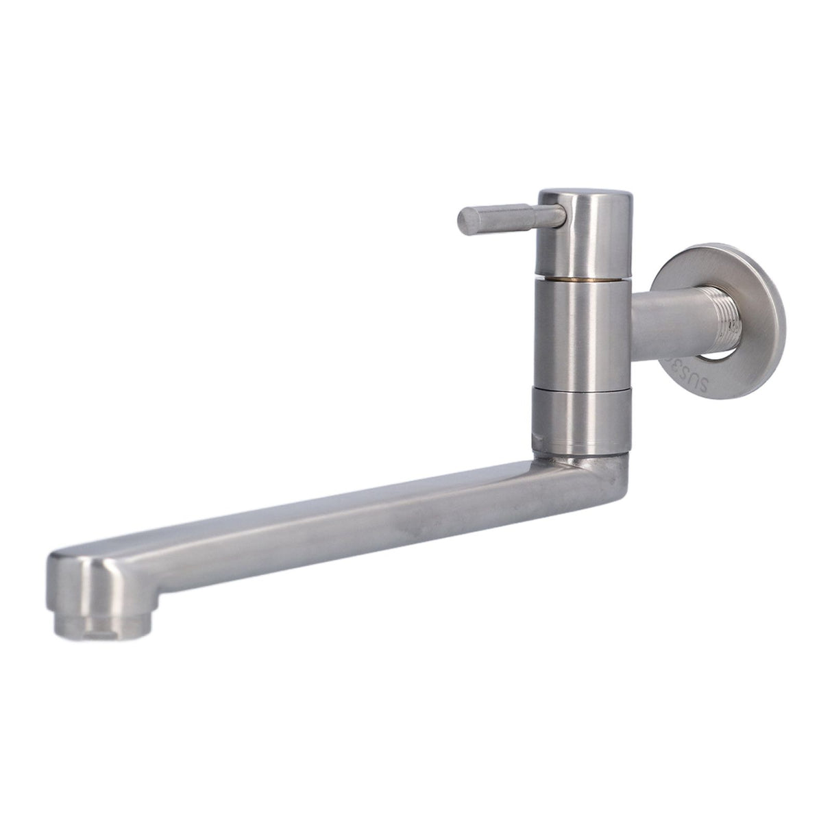 G1/2 Lengthen Water Faucet 304 Stainless Steel Single Cold Water Tap for Kitchen Balcony Mop Pool