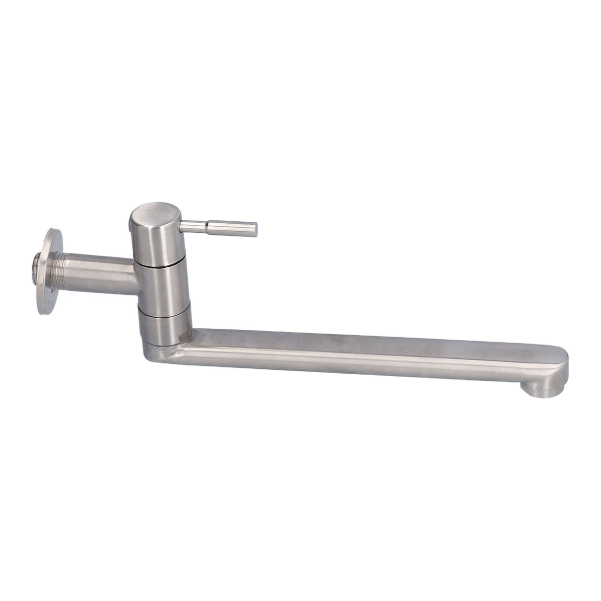 G1/2 Lengthen Water Faucet 304 Stainless Steel Single Cold Water Tap for Kitchen Balcony Mop Pool