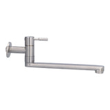 G1/2 Lengthen Water Faucet 304 Stainless Steel Single Cold Water Tap for Kitchen Balcony Mop Pool - Extra Image