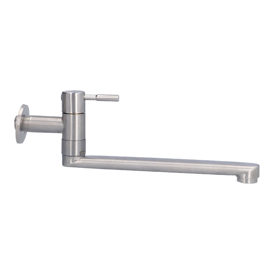 G1/2 Lengthen Water Faucet 304 Stainless Steel Single Cold Water Tap for Kitchen Balcony Mop Pool
