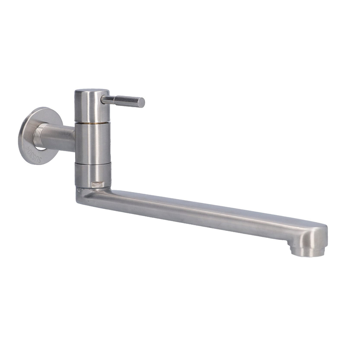 G1/2 Lengthen Water Faucet 304 Stainless Steel Single Cold Water Tap for Kitchen Balcony Mop Pool