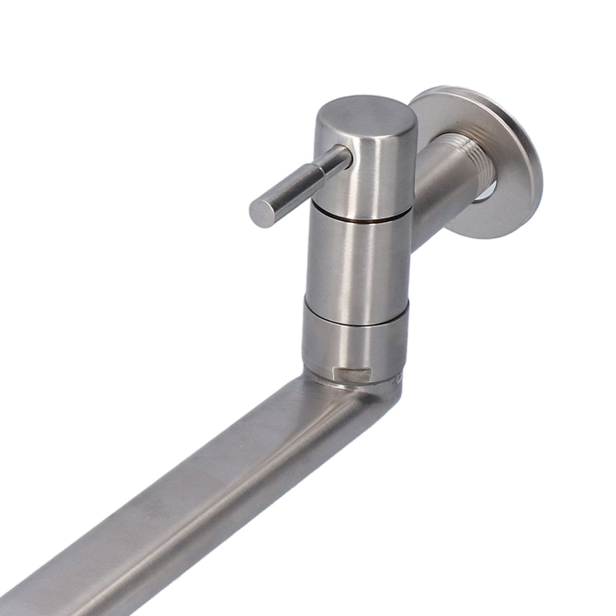 G1/2 Lengthen Water Faucet 304 Stainless Steel Single Cold Water Tap for Kitchen Balcony Mop Pool