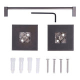 Slippers Rack Grey Wall Mounted Hanging Shoe Organizer Bathroom Storage Accessories
