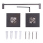 Slippers Rack Grey Wall Mounted Hanging Shoe Organizer Bathroom Storage Accessories