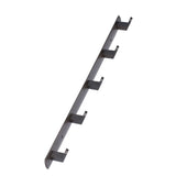 45cm Row Hook Wall Mount Aluminium Alloy Coat Towel Hook for Kitchen Bathroom Bedroom Closet - 45-Degree Angle