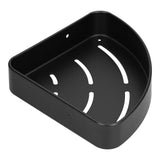 Shower Shelf Wall Mounted Triangular Corner Shelves Storage Rack Organizer for Home Bathroom Rest Room Black