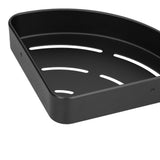 Shower Shelf Wall Mounted Triangular Corner Shelves Storage Rack Organizer for Home Bathroom Rest Room Black