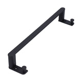 Single Towel Rack Aluminum Alloy 50cm / 20in Wall Mounted Towel Bar for Bathroom Kitchen - Top-Down View