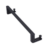 Single Towel Rack Aluminum Alloy 50cm / 20in Wall Mounted Towel Bar for Bathroom Kitchen - Rear View