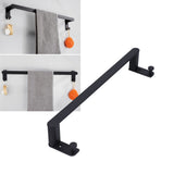 Single Towel Rack Aluminum Alloy 50cm / 20in Wall Mounted Towel Bar for Bathroom Kitchen
