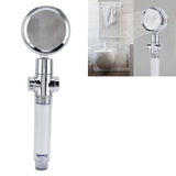 Turbocharged Fan Shower Head Handheld Propeller Driven 360° Rotation G1/2 Thread Detachable for Water SavingGold