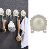 Wall Hole Decorative Cover Hooks ABS Self Adhesive Vent Reserved Drill Hole Decor Cover With Hooks for HomeLow Cover with Hook Gold