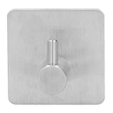 Cylindrical Hook 304 Stainless Steel Viscose Nonperforated Metal Bathroom Coat Hat Single Hook - Side View